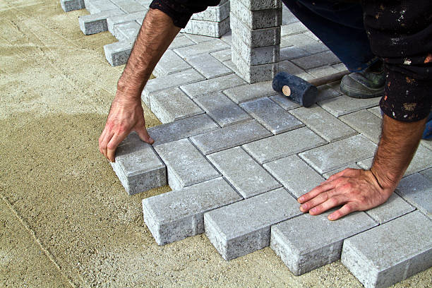 Cobblestone Driveway Pavers in Clinton, WI